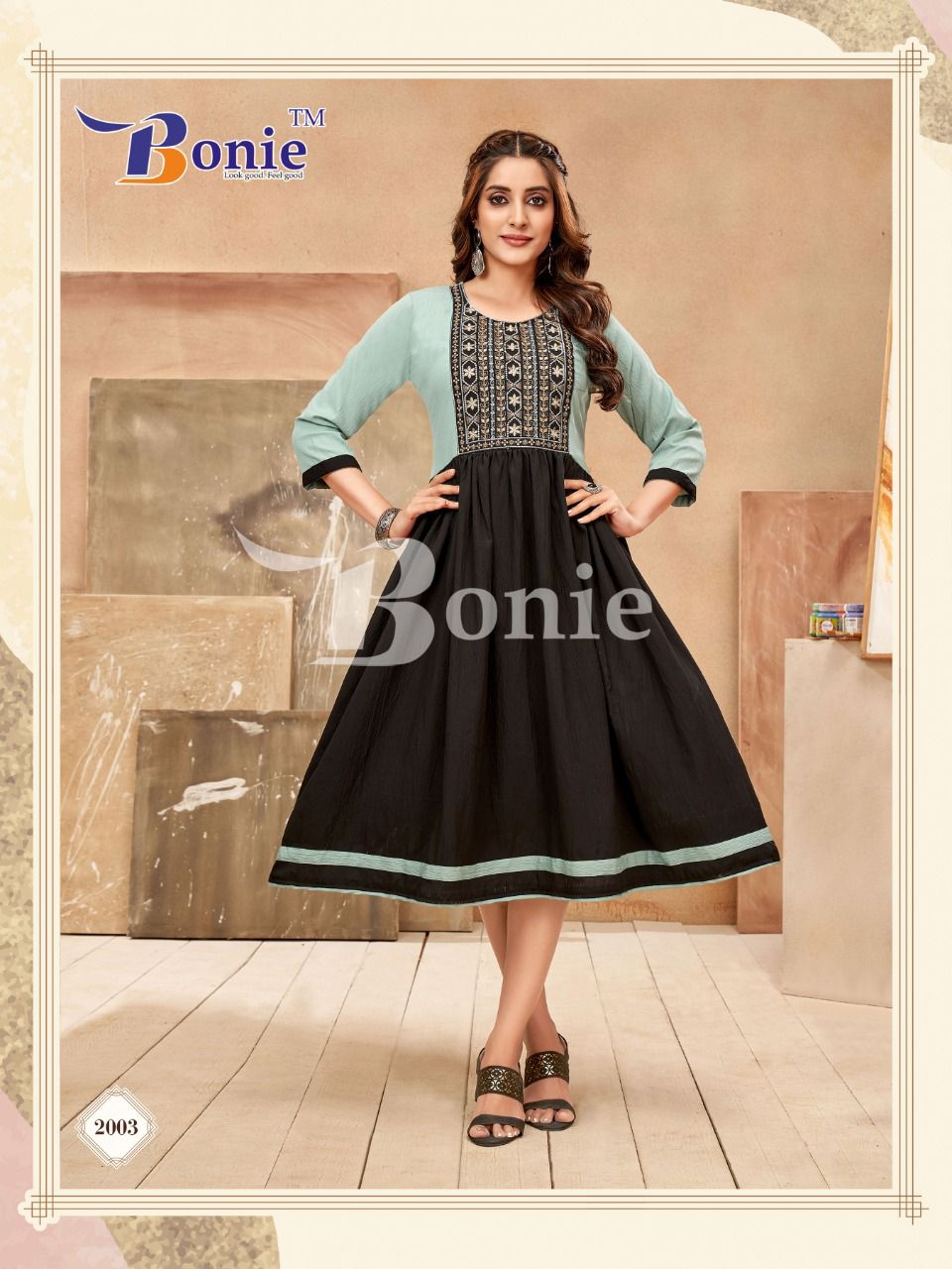 Bonie Khushi Vol 2 Fancy Designer Wholesale Anarkali Kurti Catalog
